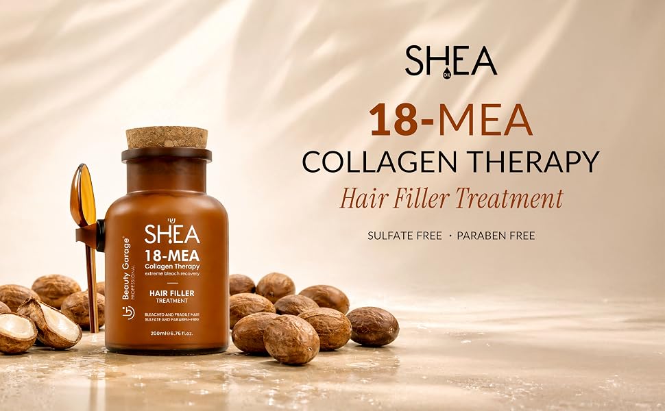 Shea 18-MEA collagen therapy hair filler treatment