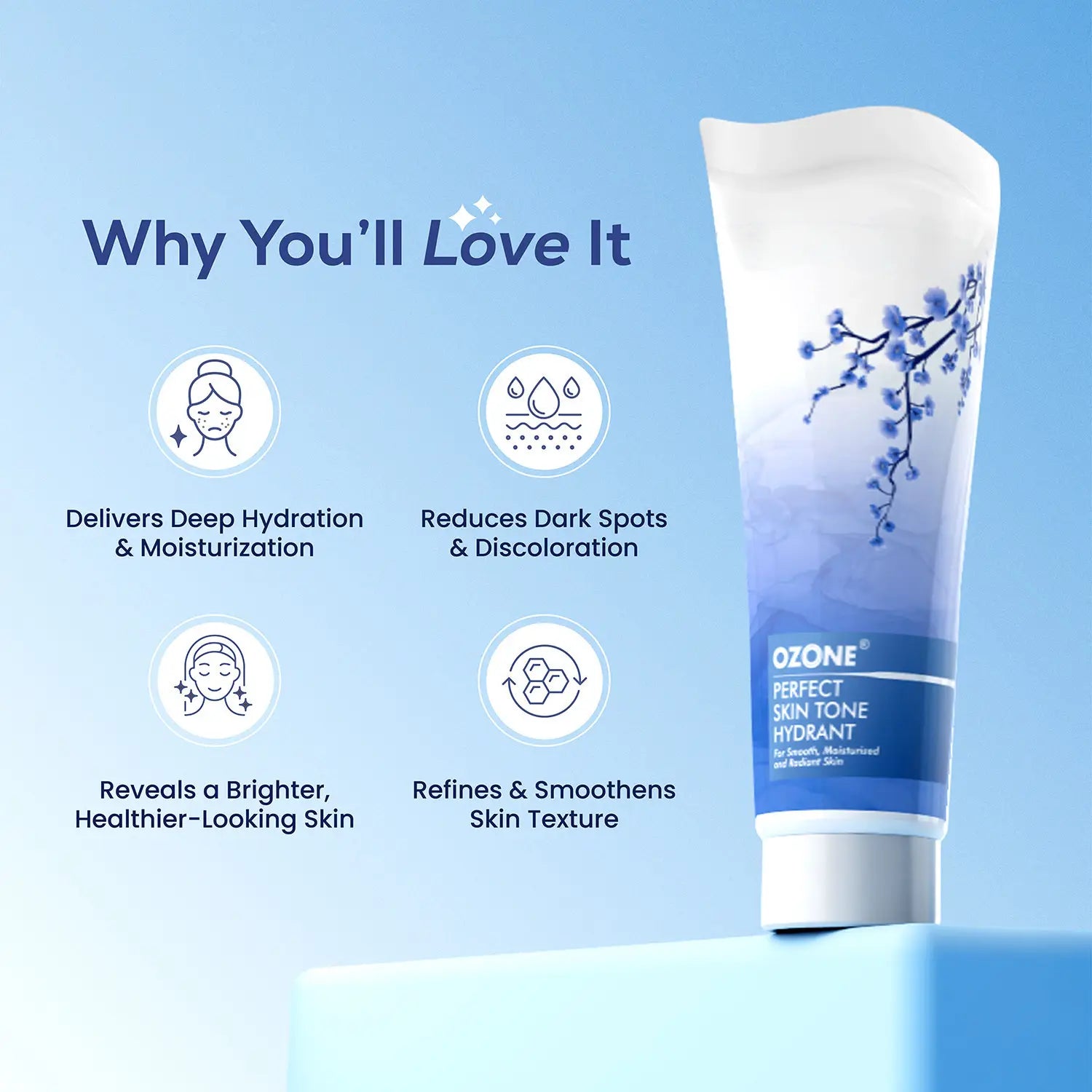 Ozone perfect skin tone hydrant