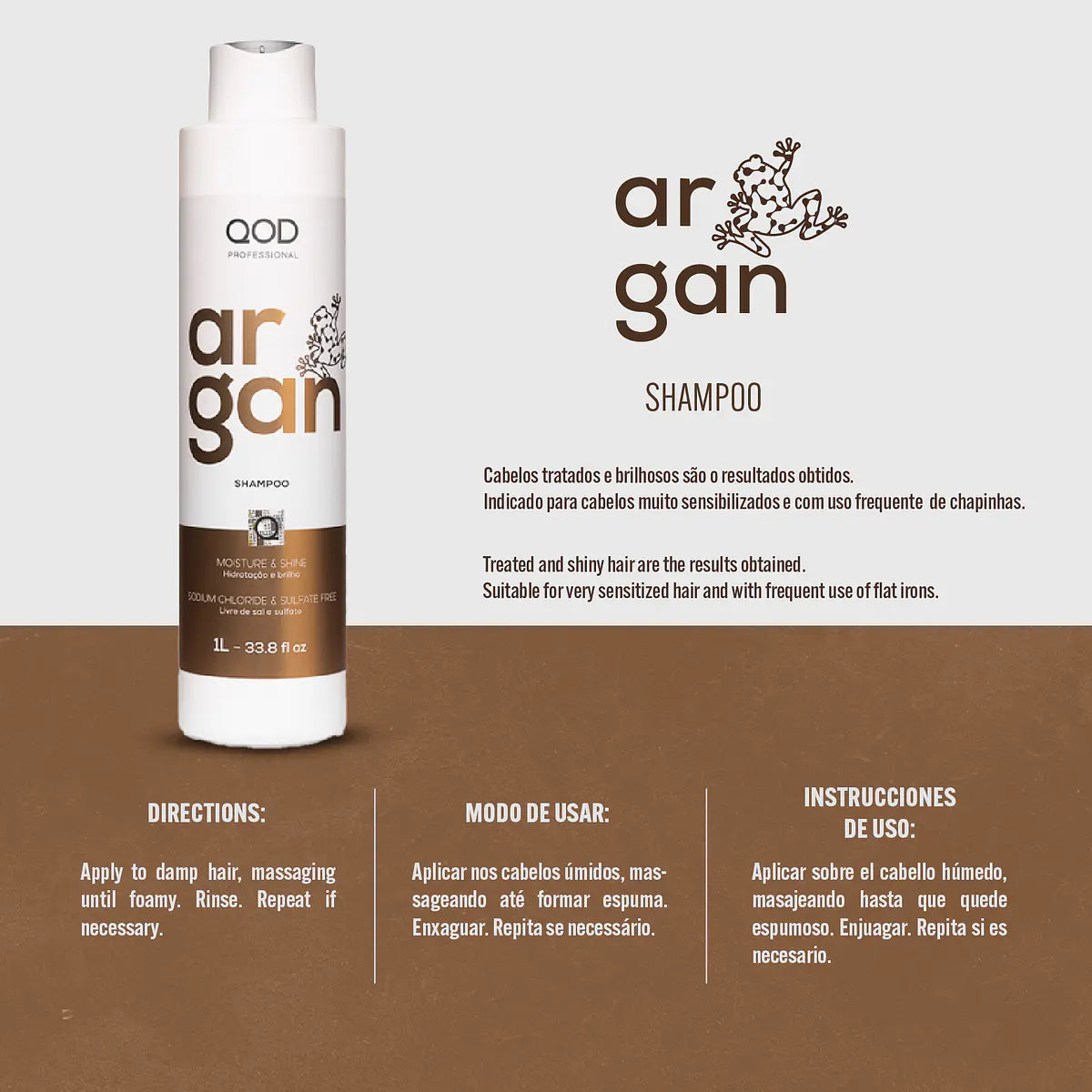 QOD argan shampoo 1L