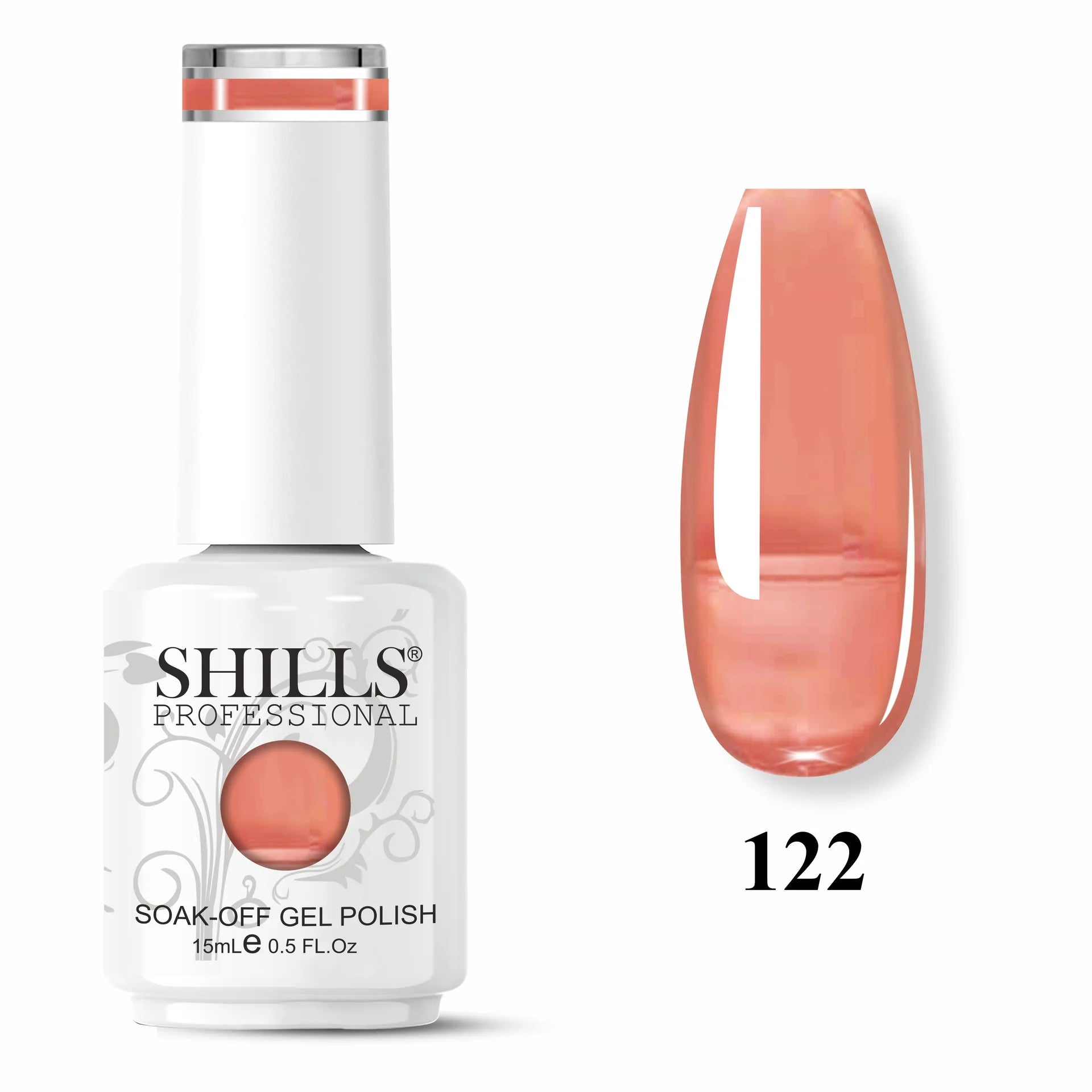 Shills soak off transparent gel polish