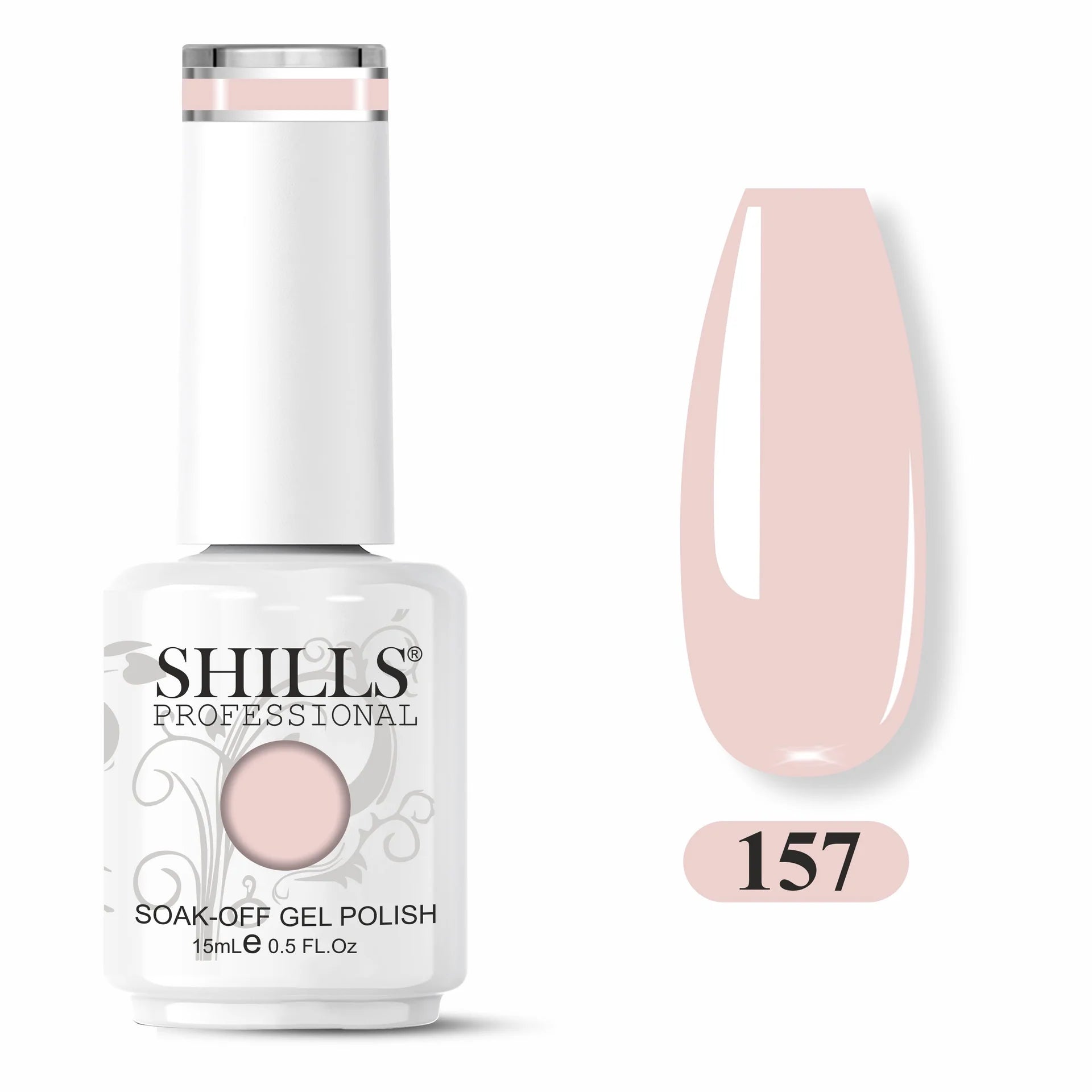 Shills soak off transparent gel polish