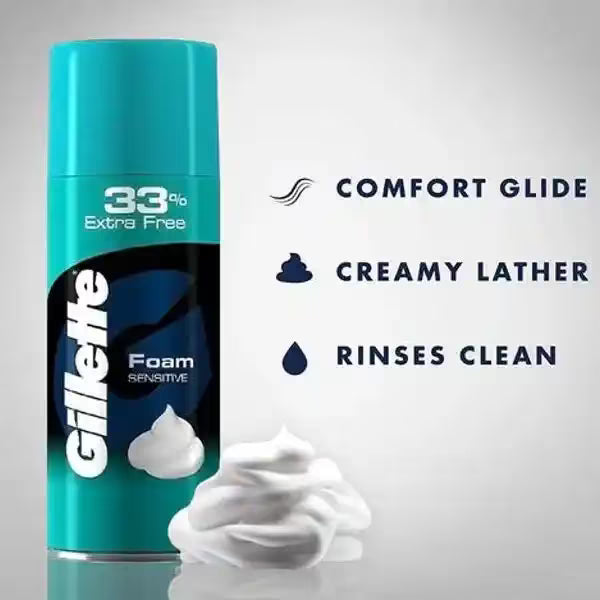 Gillette shaving foam sensitive