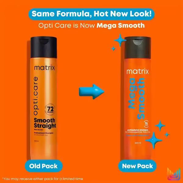 Matrix mega smooth ( Amonia acid + Shea butter) shampoo 350ml