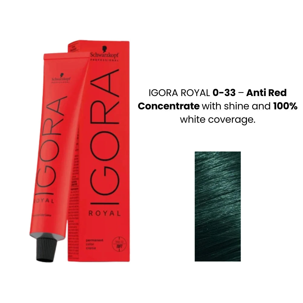 Schwarzkopf Igora Hair Color Tube 0-33 60ml