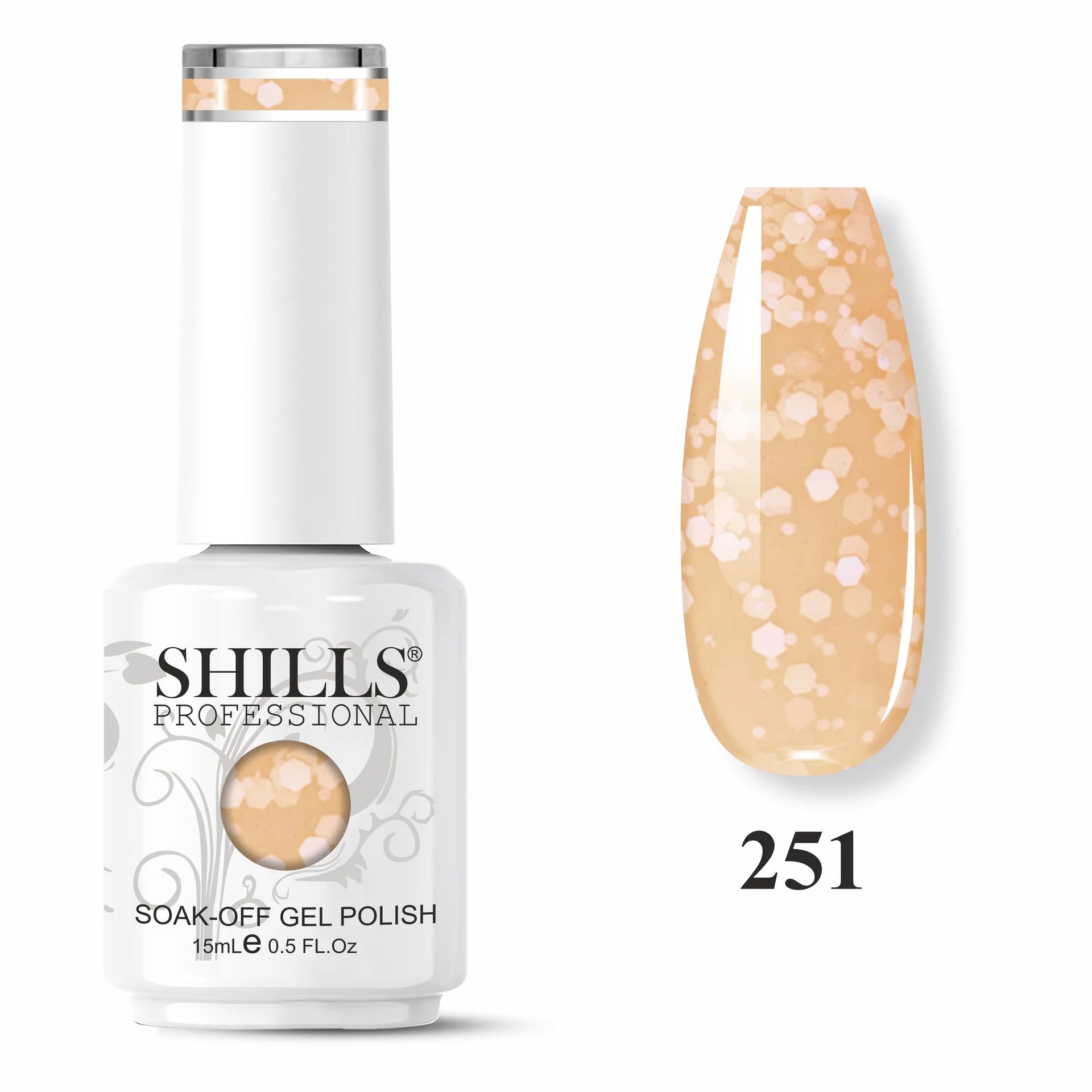 Shills soak off glitter gel polish
