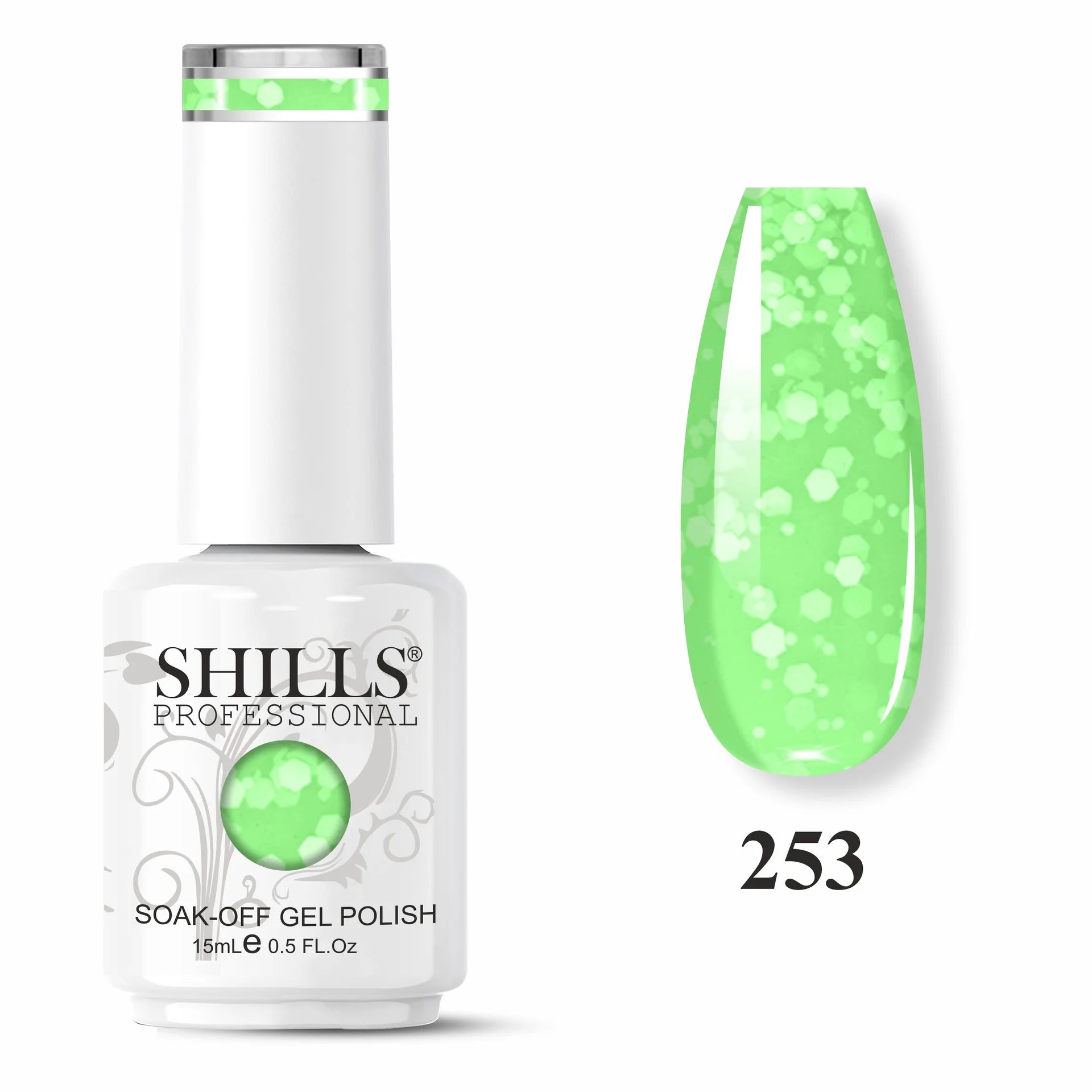 Shills soak off glitter gel polish