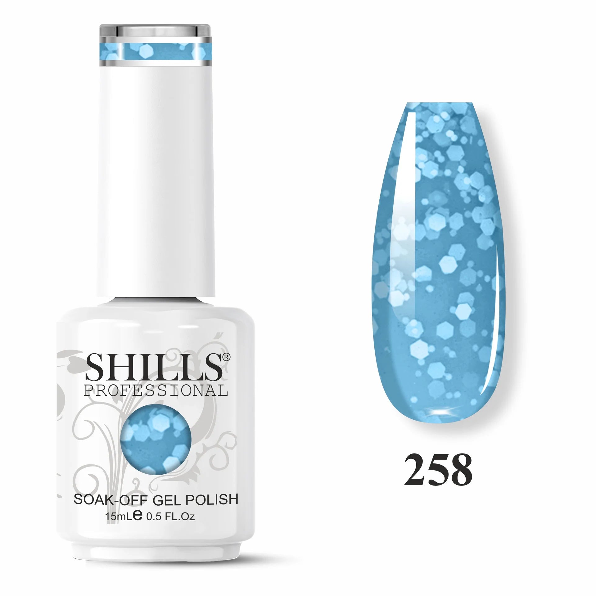 Shills soak off glitter gel polish