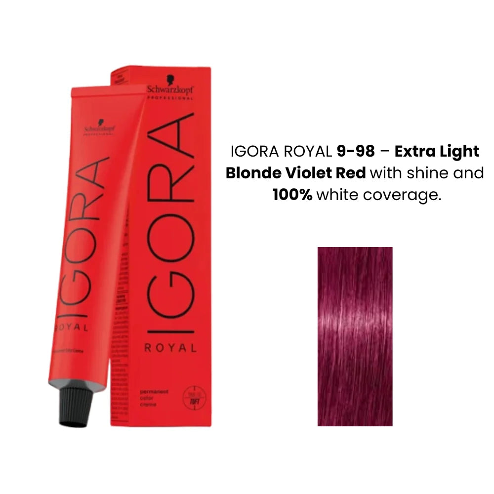 Schwarzkopf Igora Hair Color Tube 9-98 60ml