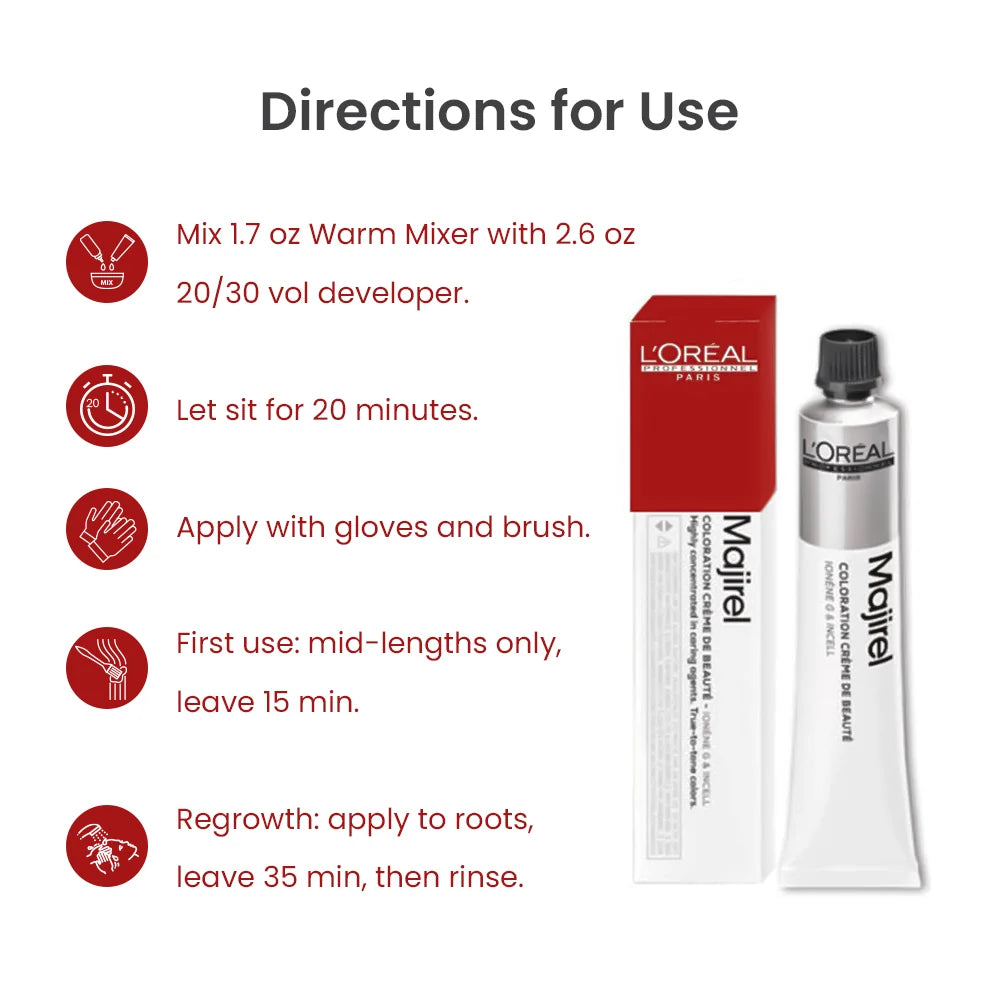 Loreal Professionnel Paris Majirel - 5.5 Mahogany Light Brown 50g