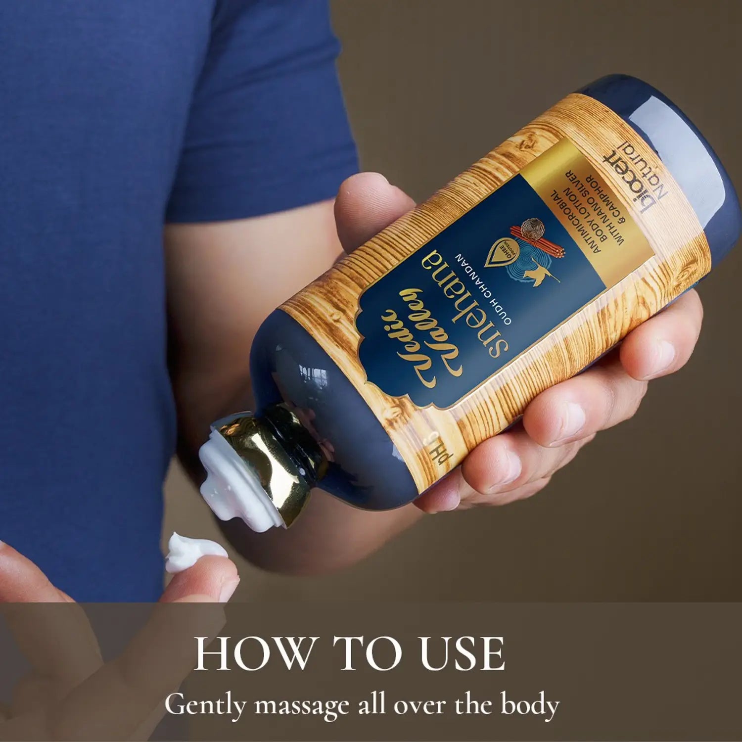 Vedic valley Oudh chandan antimicrobial body lotion 300ml