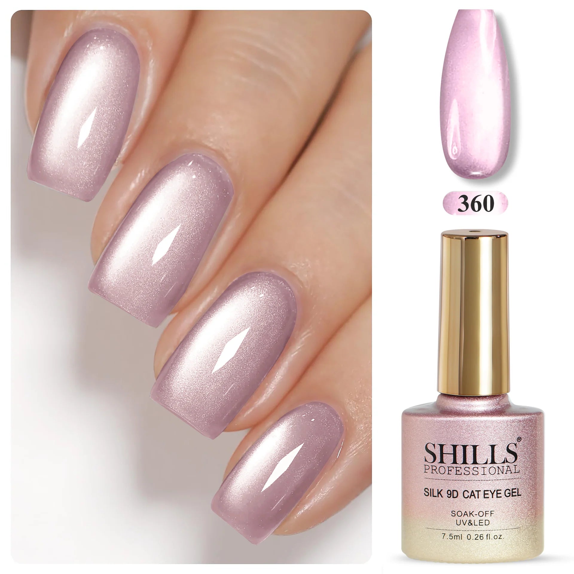 Shills silk 9D cat eye gel