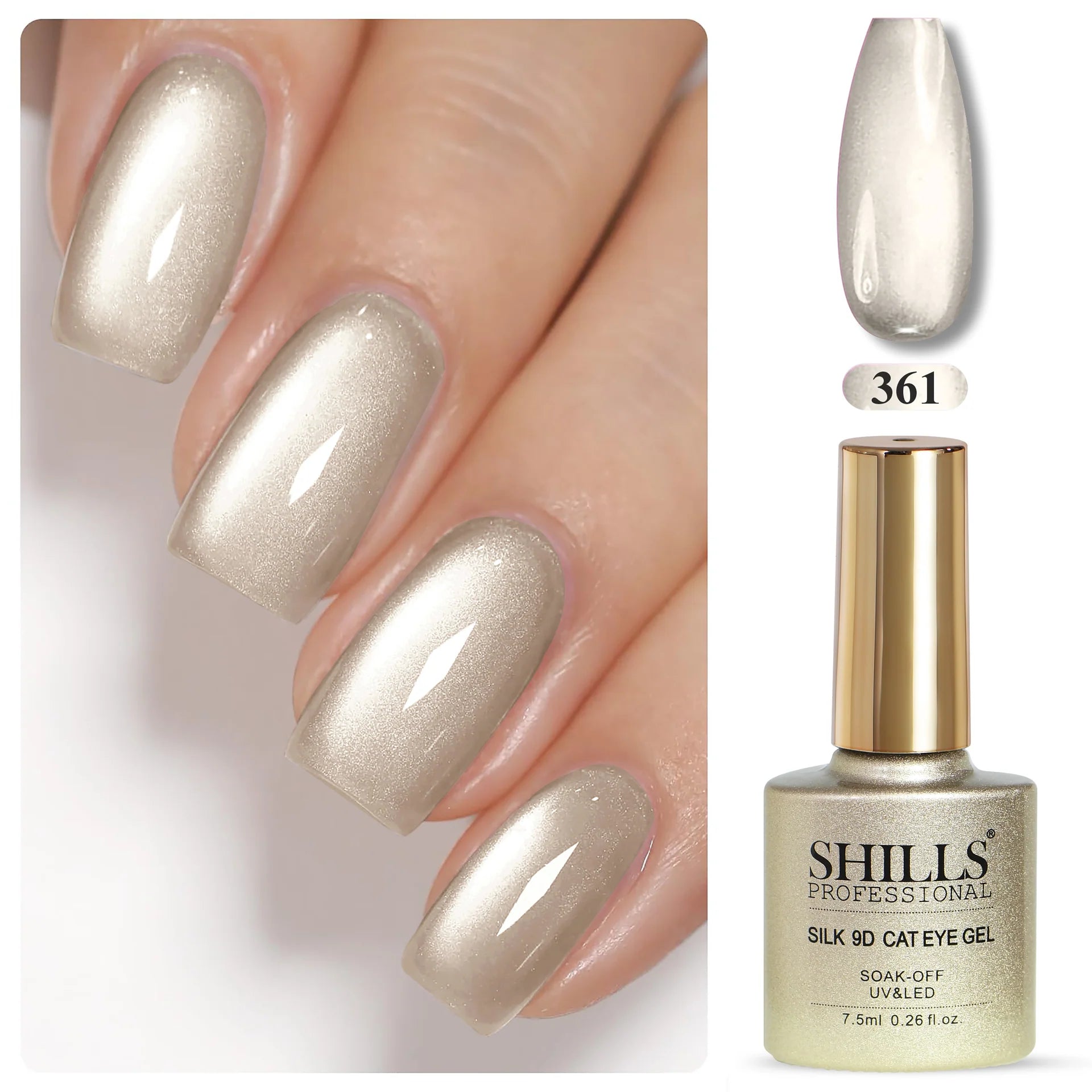 Shills silk 9D cat eye gel