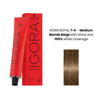Schwarzkopf Igora Hair Color tube 7-4 60ml