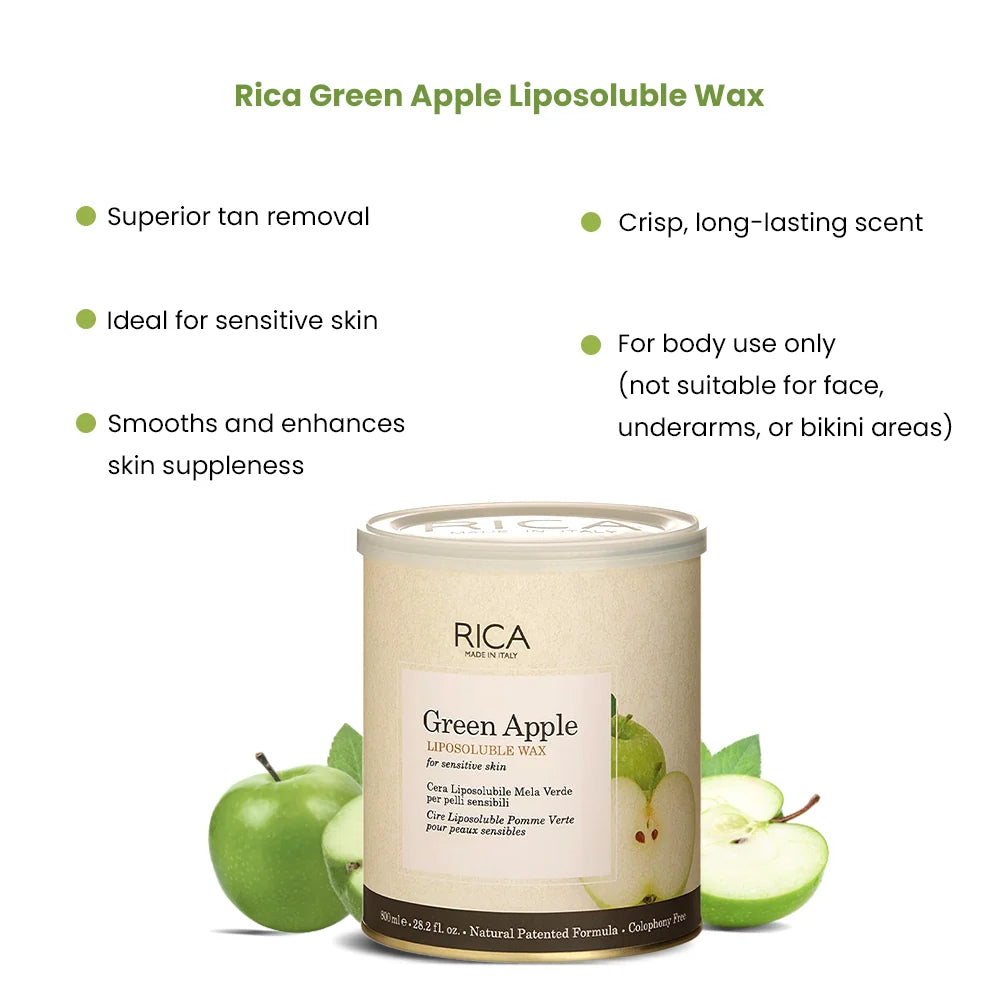 Rica Green Apple Wax 800Ml