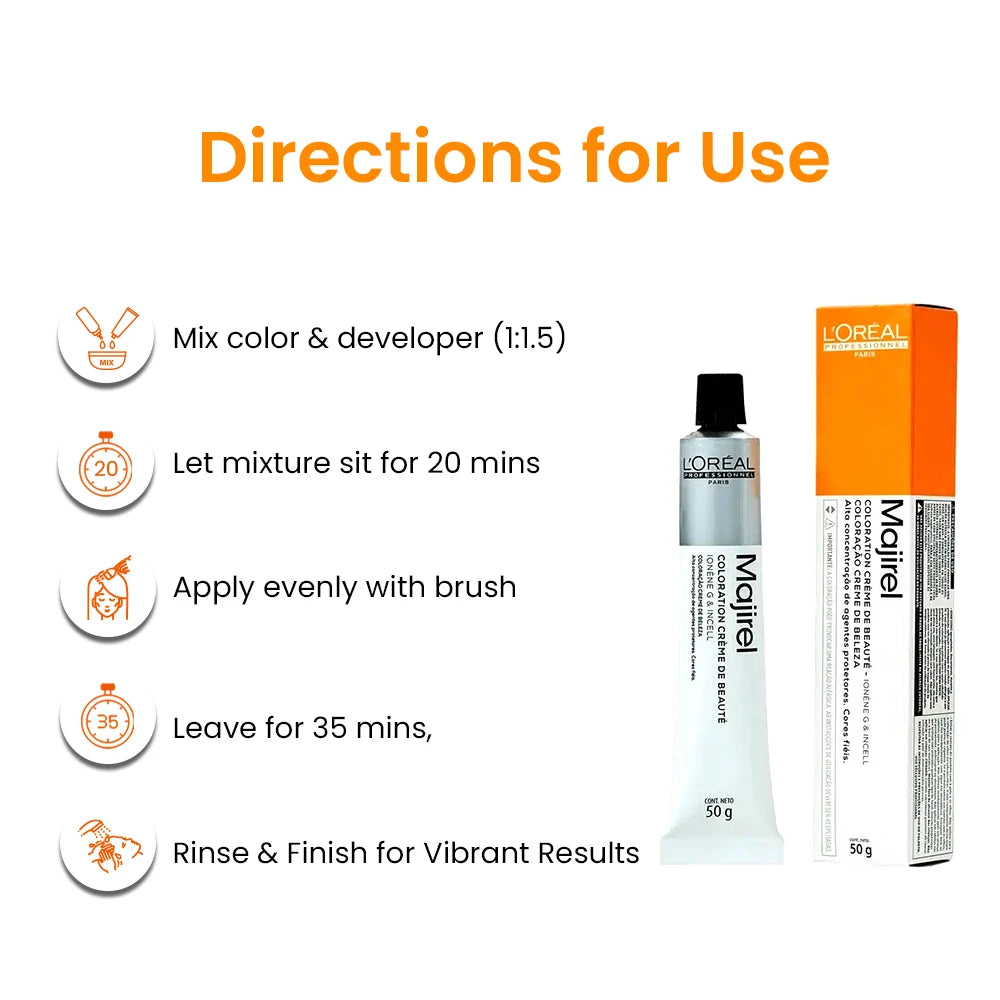 Loreal Majirel 4.3 Brown With Intense Gold 50Ml