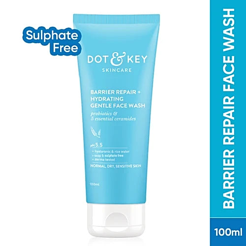 Dot & key barrier repair + hydrating gentle face wash 100ml