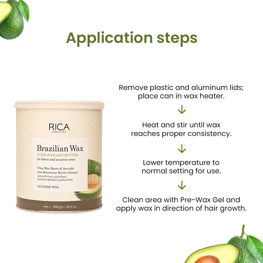 Rica Brazilian Liposoluble Wax 800Ml