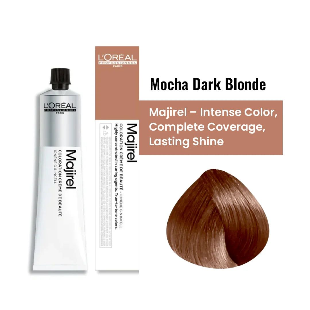 Loreal Majirel 6.8 Mocha Dark Blonde 50G