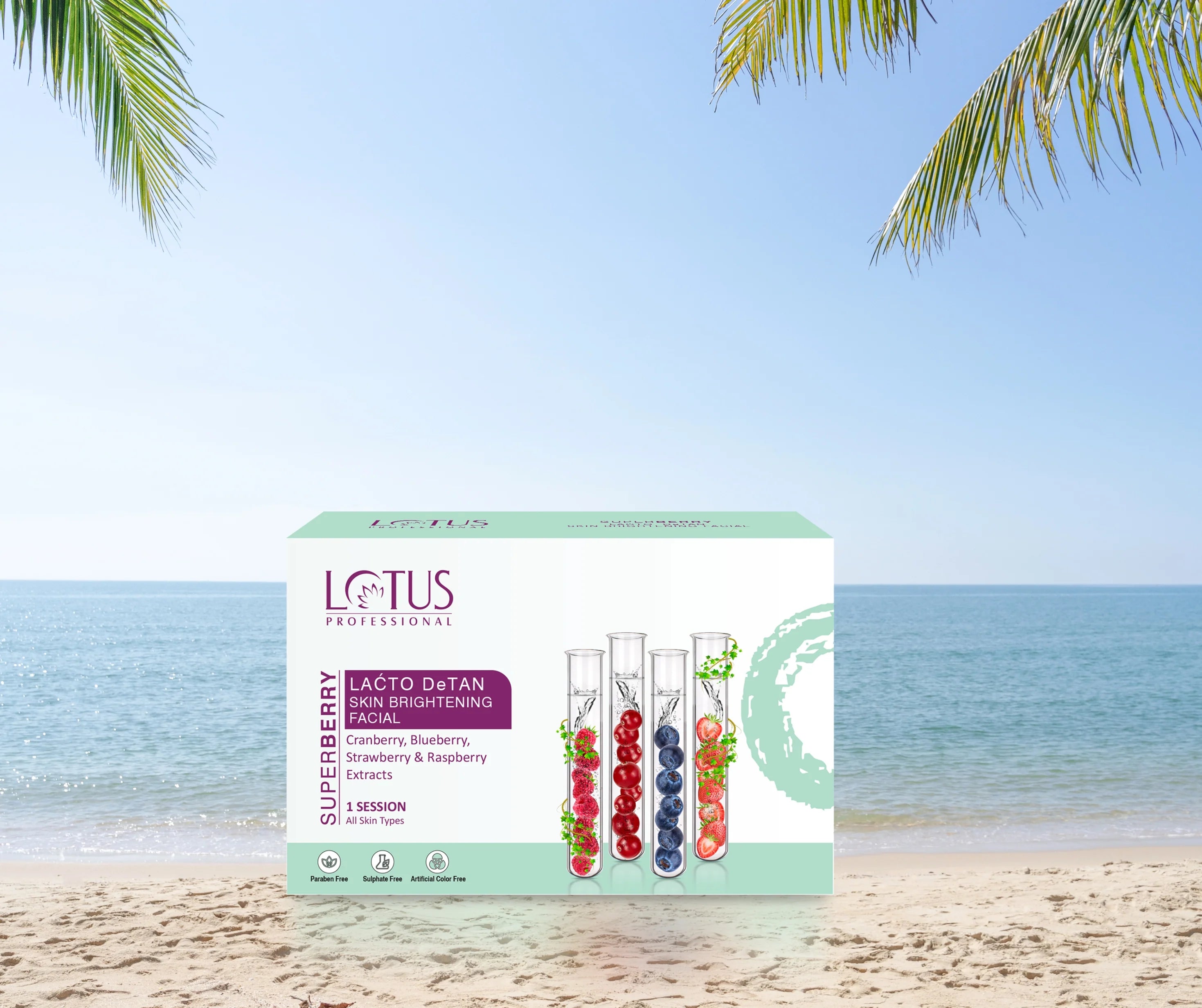 Lotus professional lacto DE-TAN skin brightning facial