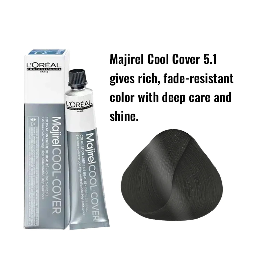 Loreal Majirel  5.1 Light Brown With Ash 50Ml