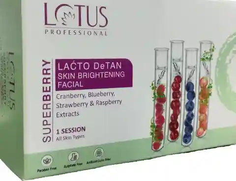 Lotus professional lacto DE-TAN skin brightning facial