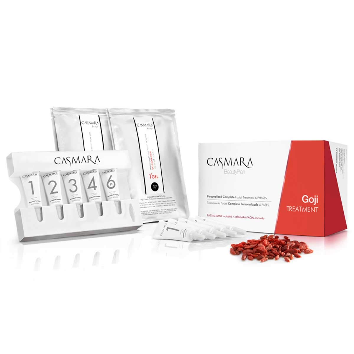 Casmara Facial Kit Goji Treatment –6 Steps- antioxidant facial