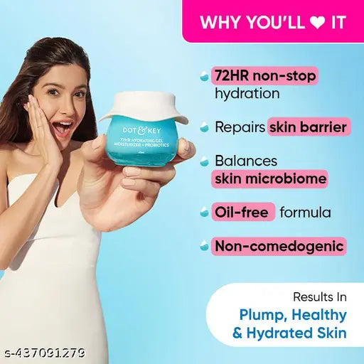 Dot & key non stop hydration moisturizer + probiotics 60ml