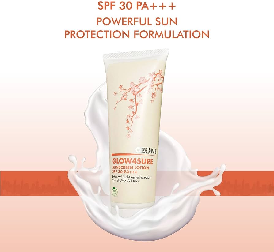 Ozone glow 4 sure sunscreen lotion SPF 30 PA+++
