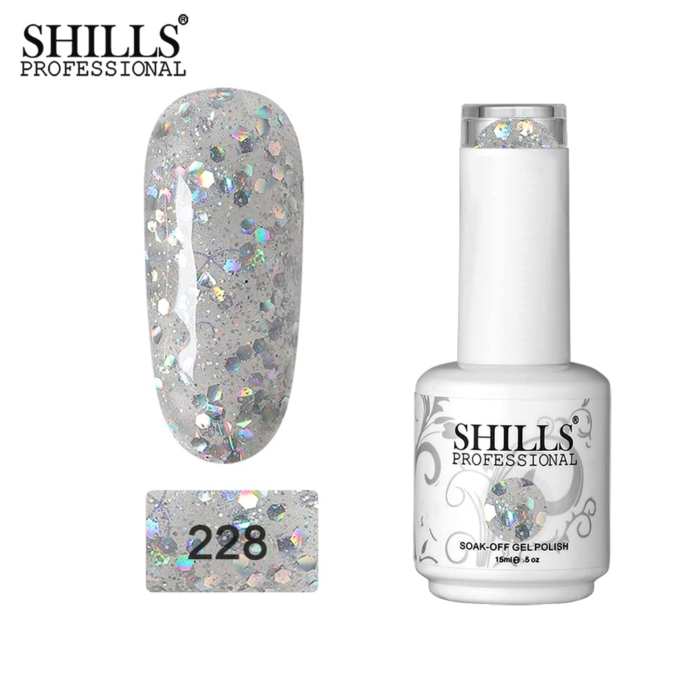 Shills soak off glitter gel polish