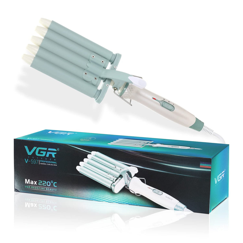 VGR V-597 5 barrel curling iron