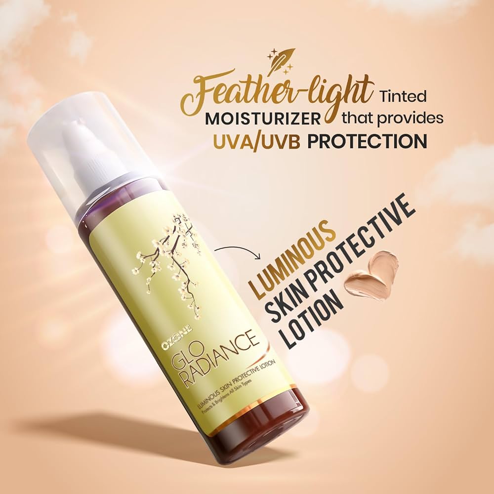 Ozone GLO RADIANCE luminous skin protective lotion