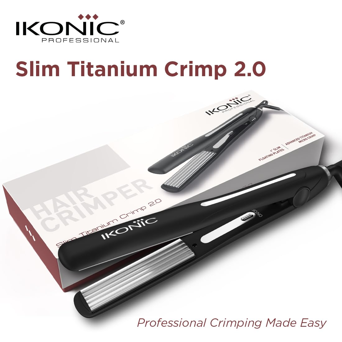 Ikonic professional Slim titanium crimp 2.0