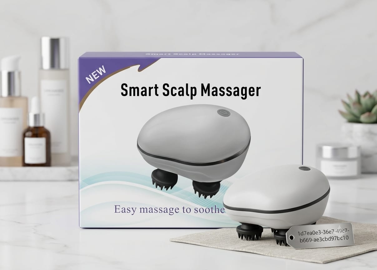 Smart scalp massager