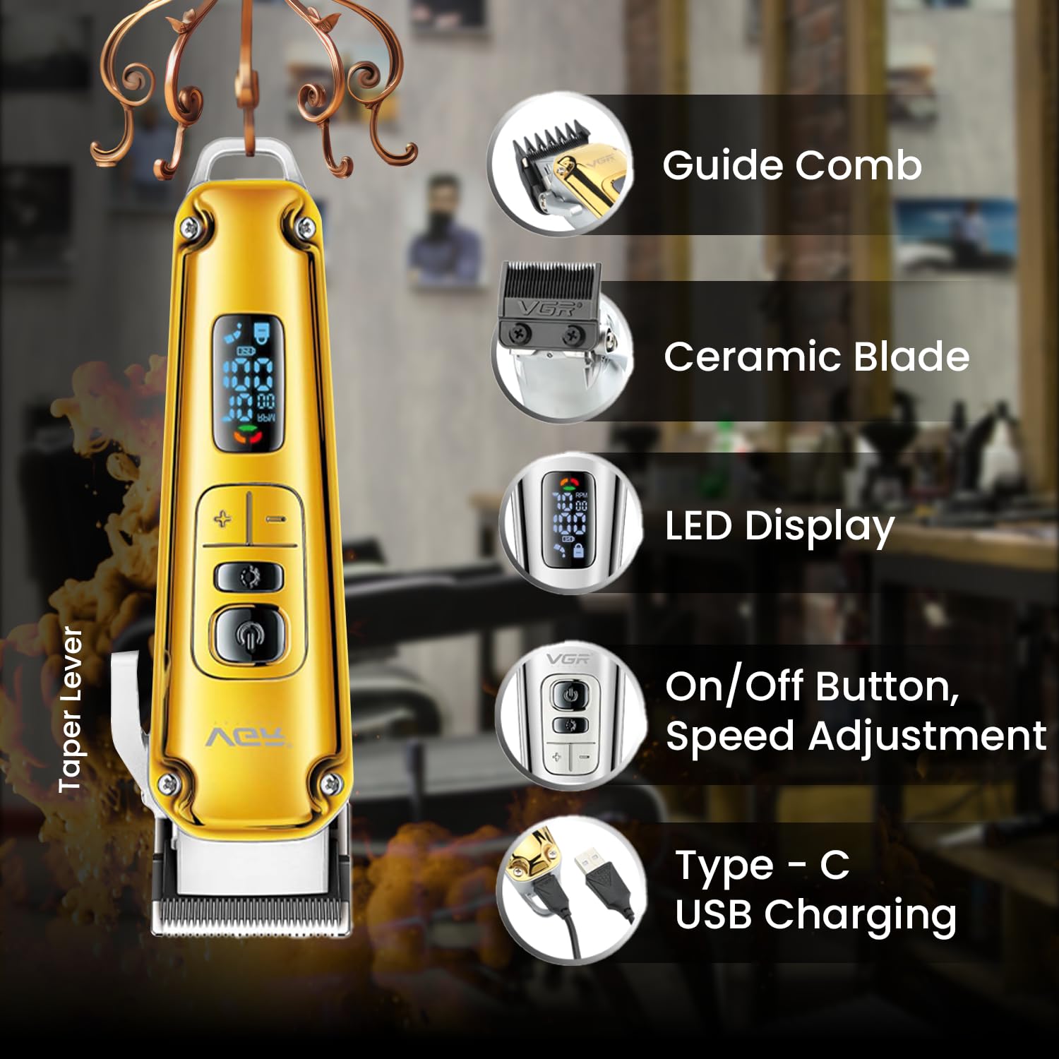 VGR V-006 hair clipper