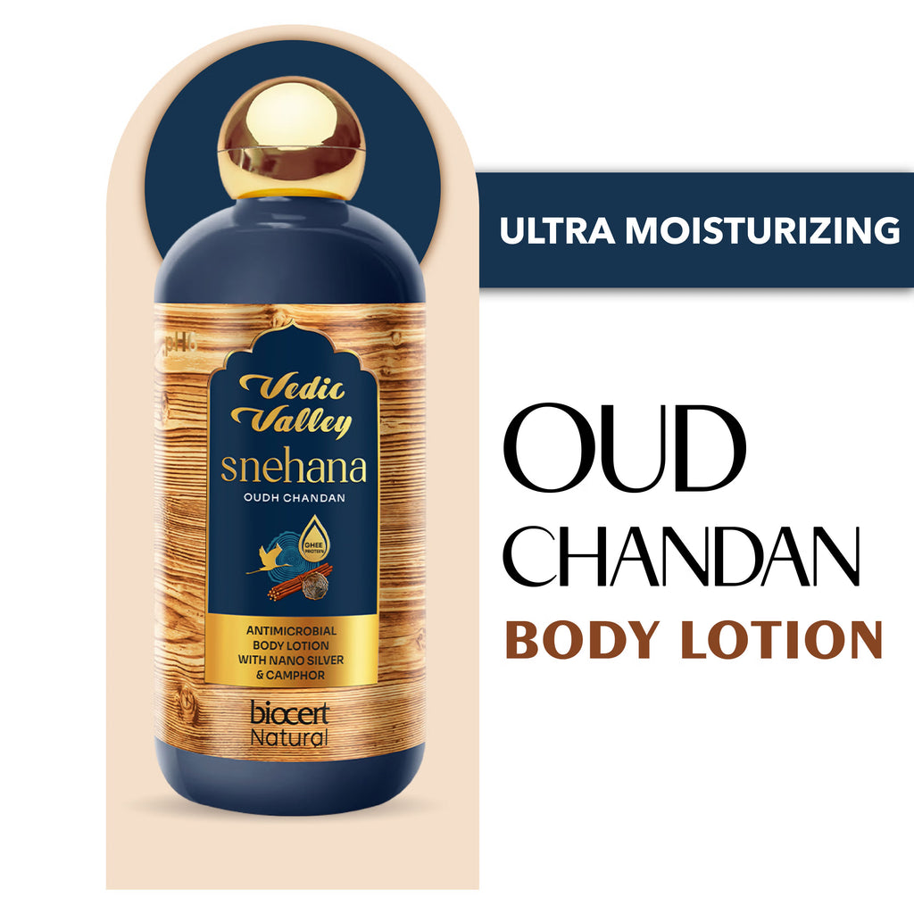 Vedic valley Oudh chandan antimicrobial body lotion 300ml