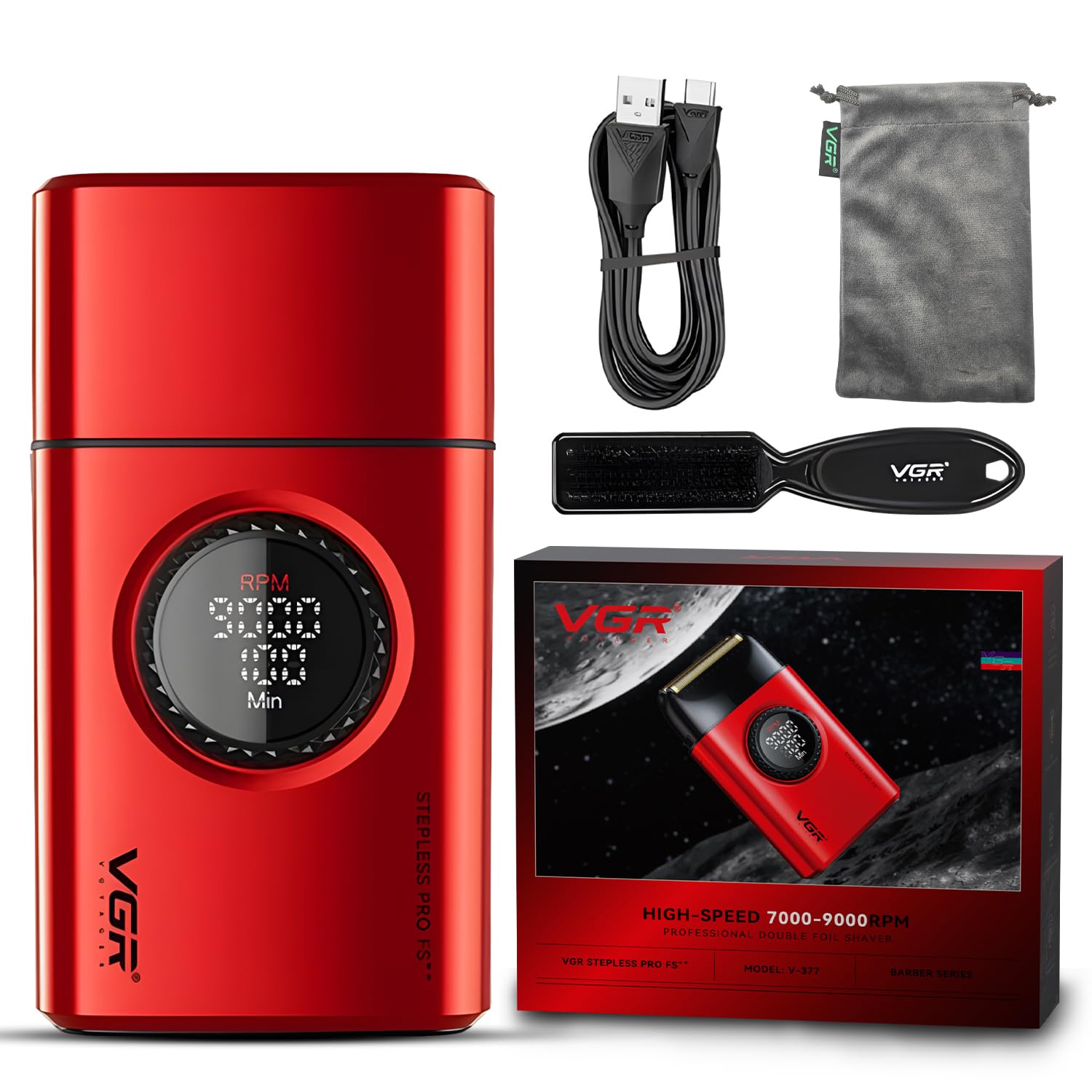VGR V-377 double foil shaver