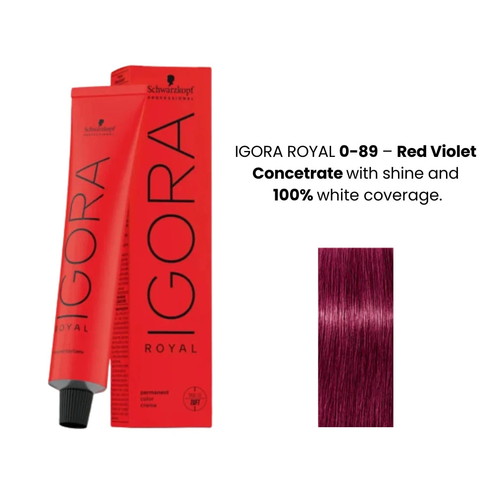 Schwarzkopf Igora Hair Color Tube 0-89 60ml