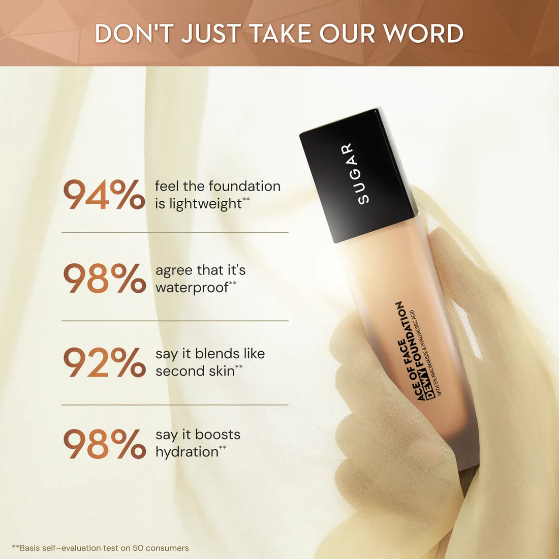 Sugar ACE of face DEWY foundation 30ml