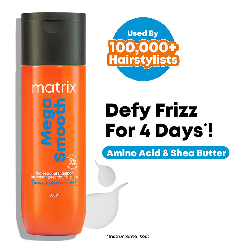 Matrix mega smooth (amino acid + shea butter ) shampoo 250ml