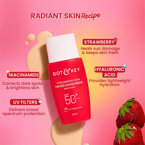 Dot & key tinted sunscreen SPF 50 PA++++ 50ml