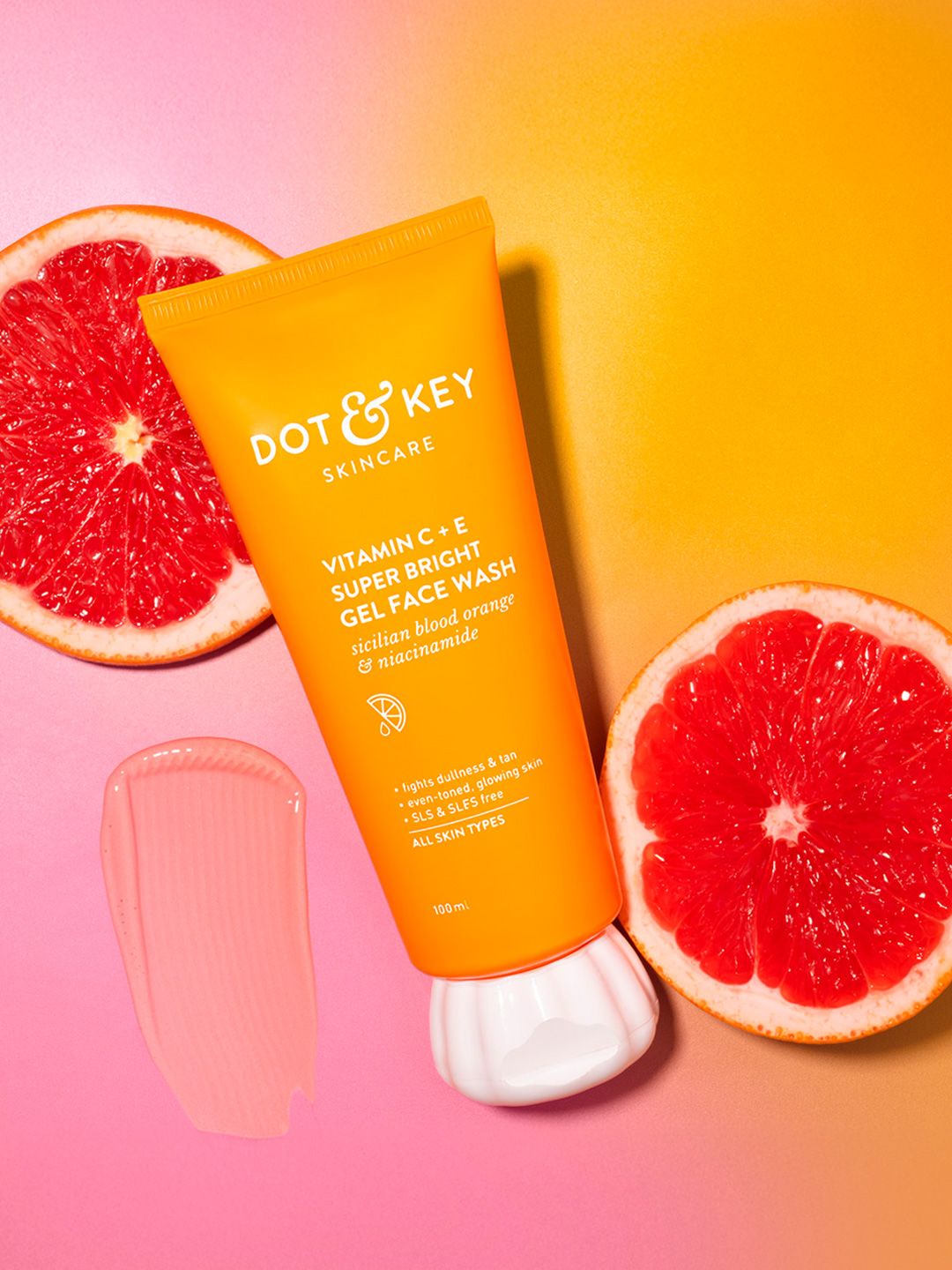 Dot & key VIT-C + E super bright gel face wash 100ml