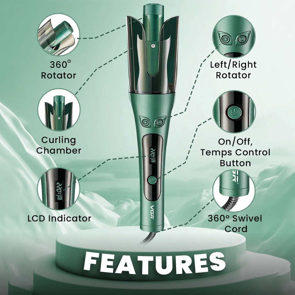 VGR V-583 automatic curling iron