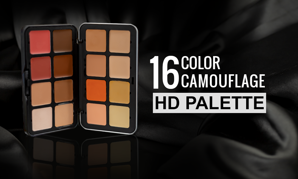 Forever 52 16 Color Camouflage Face Palette - CHP002