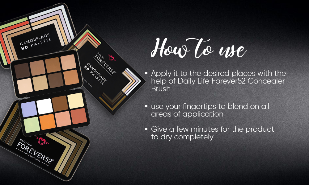 Forever 52 16 Color Camouflage Face Palette - CHP002
