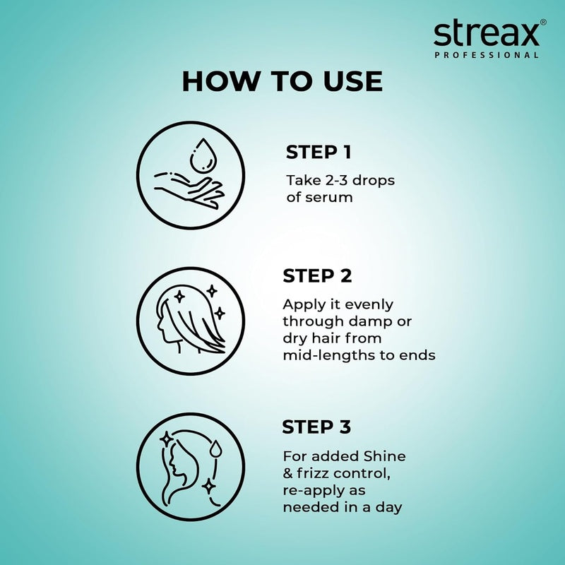 Streax Vitariche Gloss Hair Serum 115 ml