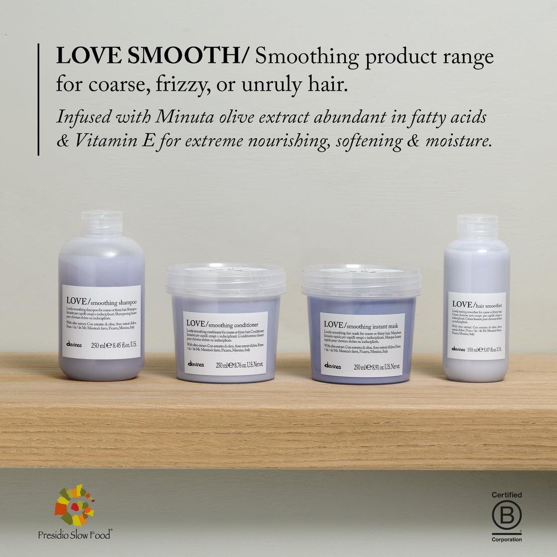 Davines LOVE SMOOTHING Shampoo 250 mL