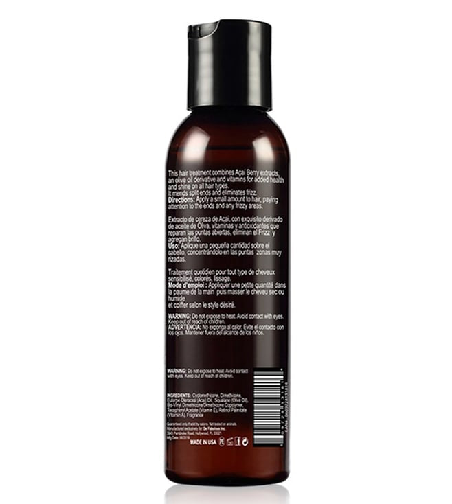 Amazon Series Acai Oil Treatment -120ml | Anti-Frizz | Omega 6-9 | Sulphate Free | All Hair Types | Hair Sunscreen