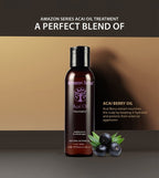 Amazon Series Acai Oil Treatment -120ml | Anti-Frizz | Omega 6-9 | Sulphate Free | All Hair Types | Hair Sunscreen