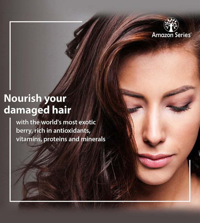 Amazon Series Acai Oil Treatment -120ml | Anti-Frizz | Omega 6-9 | Sulphate Free | All Hair Types | Hair Sunscreen