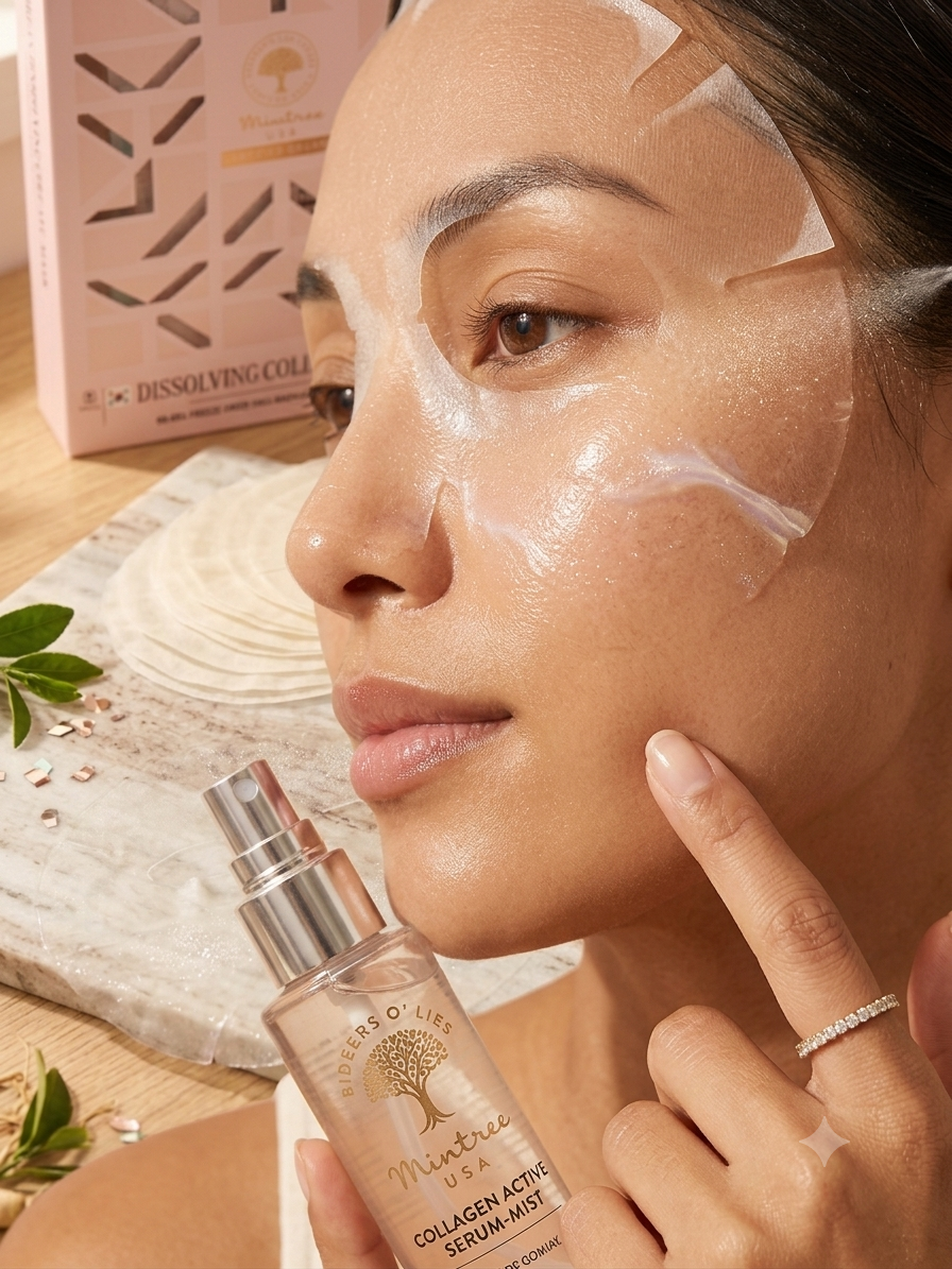 Mintree dissolving collagen face mask 310g